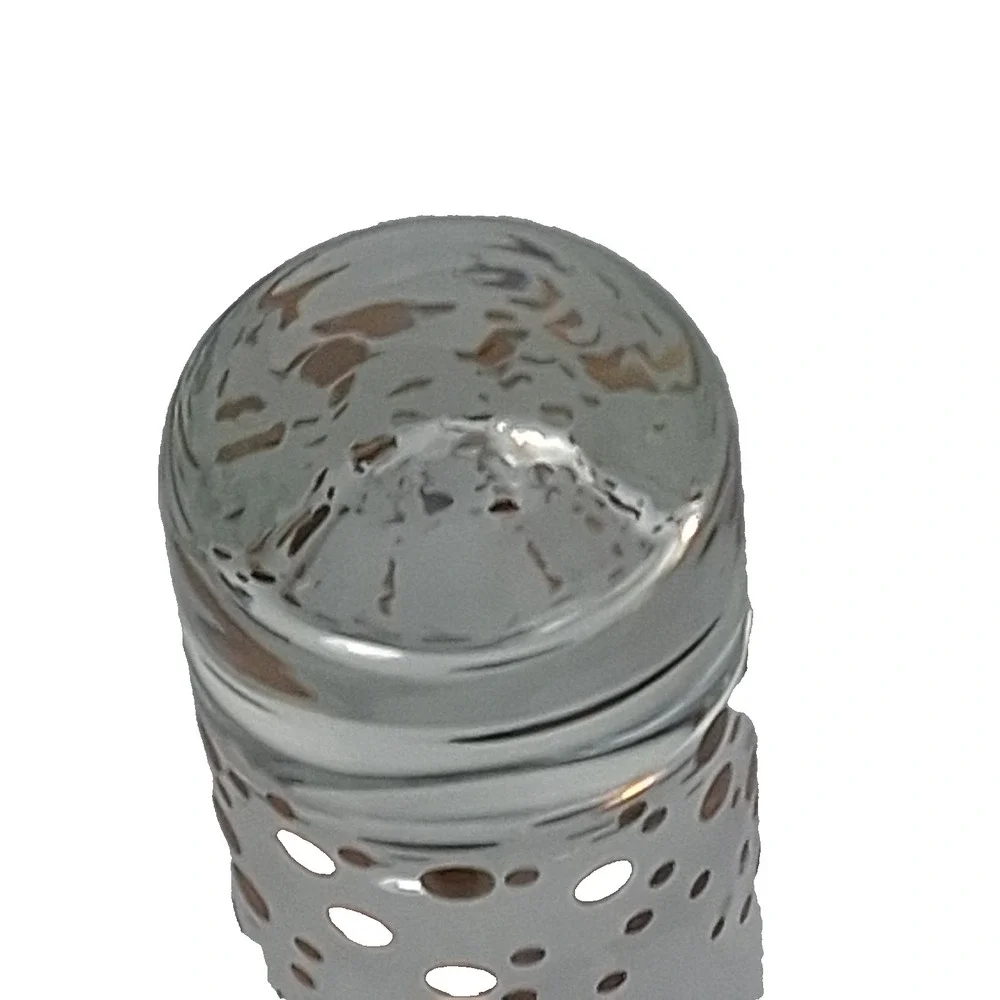 Bailey's Gold Confetti Double Shot Glass 2 oz 4 In Tall  Weighted Bottom Clear‎